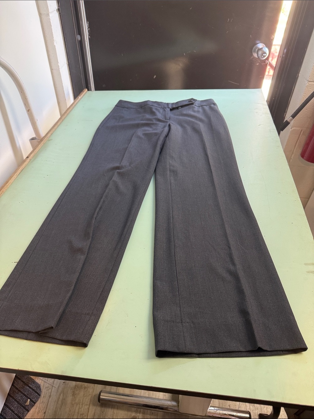 Women’s Classic Straight Dress Pants in Charcoal